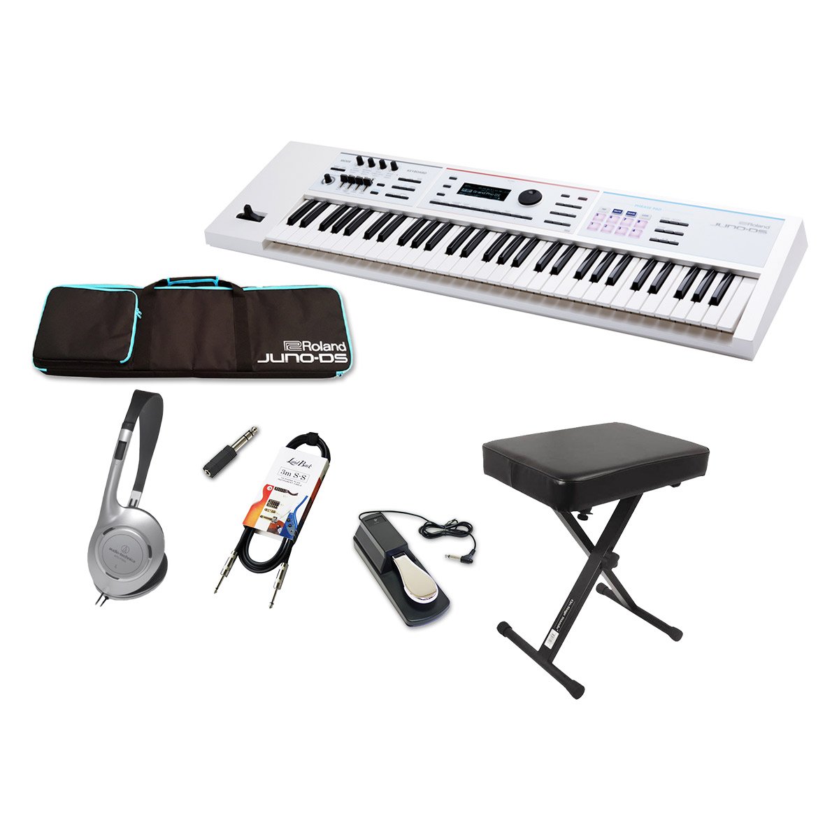 Amazon | Roland JUNO-DS61W (ホワイト) バンド用キーボードならこれ